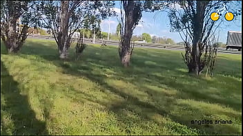 Preview 4 of Big Prone Hole - Trailer.Ciclistas tienen sexo cerca de la autopista, al aire libre.Cicloturismo rural y sexo