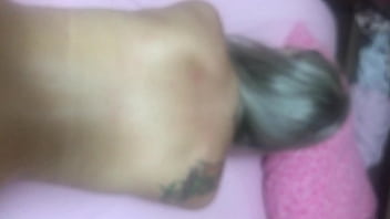Preview 1 of Blacl Couck - esposa puta falando com corno depois de levar gozada do comedor