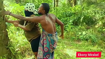 Preview 3 of Lesbian Prono Water - Doing research in a Bush,  and I see this man he help and snap me some pictures,  and we end up having sex
