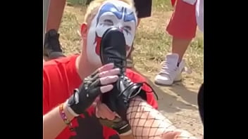 Preview 2 of Mom And Son Hindi Saxy - Muddy Boot Worshiping By A Clown