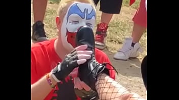 Preview 3 of Mom And Son Hindi Saxy - Muddy Boot Worshiping By A Clown