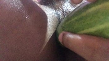 Preview 2 of Adventure Stepmom Jungle Sex - Skinny guy anal with cucumber