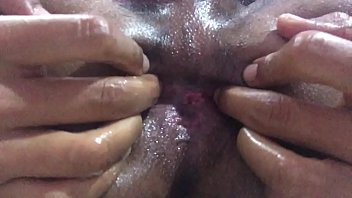 Preview 1 of Adventure Stepmom Jungle Sex - Skinny guy anal with cucumber