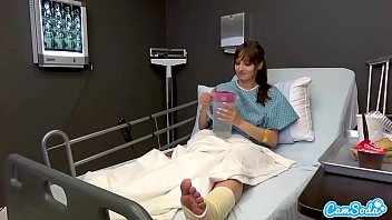 Preview 1 of Edison Highschool - CamSoda - Day 1 - Lexi Luna Hospital Big Tits Masturbation Therapy