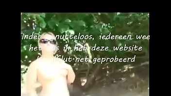 Preview 1 of Necolate Shea Sex Video - Dutch babe cummed outside