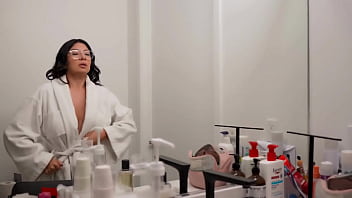 Preview 1 of Alaska Jonson - Sad guy gets some WET PUSSY therapy from a BUSTY LATINA - Cami Strella