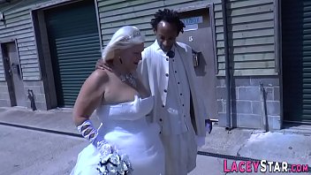 Preview 1 of Teeny Sexy Girl - Granny bride Lacey Starr sucks dick