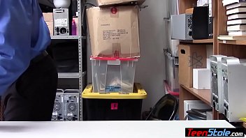 Preview 1 of Goy Girl Goy - Busty tall teen shoplifter fucked on CCTV by an officer