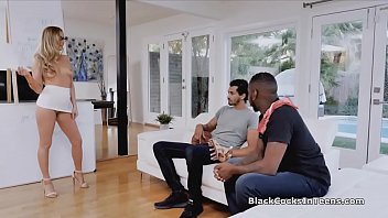 Preview 3 of Full Seks Video - Big black cocks tag teaming kinky tutor