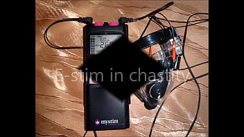 Preview 1 of Im Sorry If I Had - Estim e-stim cum sperm load cock milking with chastity device