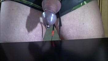Preview 1 of Gloria By Butch - estim e-stim cum sperm load through dilator cock milking