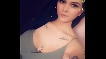 Preview 1 of Chuukese Niwit Nganangan - Sexy blonde shows her tattoos and tits, - bit.ly/34leIK4