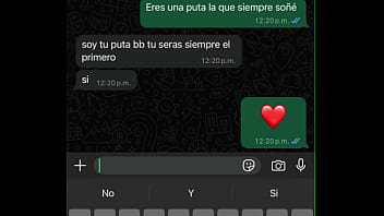 Preview 4 of Clocks Boots - Conversaci&oacute_n de WhatsApp con la puta de mi vecina parte 2
