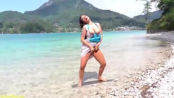 Preview 1 of Angie Blackmailed Video - real extreme wild german outdoor fuck orgy