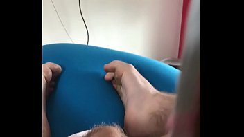 Preview 3 of The Bellas - Male masturbating with panty solo