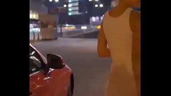 Preview 3 of 3soms Granny - Petite Blonde nude on street