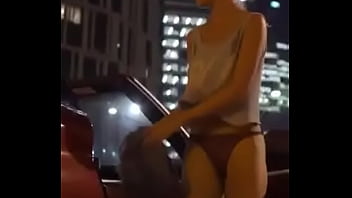 Preview 1 of 3soms Granny - Petite Blonde nude on street