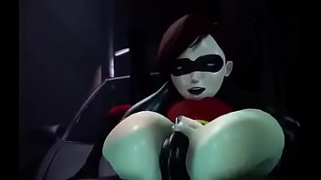 Preview 4 of Leha Sun - Elastigirl Gets FUCKED In The ASS