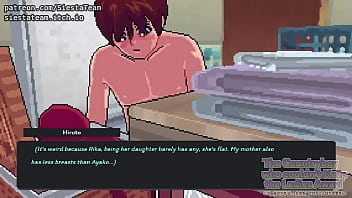 Preview 4 of Dancia Dreamz - Hiroto accidentally sees Ayako naked in the bathroom - The Countryboy who couldn&#039_t Keep the Ladies Away!