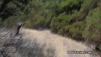 Preview 3 of Finger Mia Khalifa Sex - Fucking hot girlfriend in the nature by river