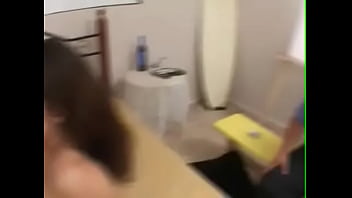 Preview 4 of Australian Chubby Anal - Girlfriend cheating in front of me,  she got a spray cum thick white facials