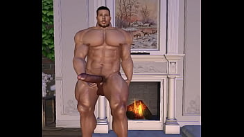 Preview 4 of Vegas Whore Casino - mega hunk aaron donald puts on a show for fans