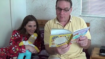 Preview 1 of Avi Love Cock Blocking Sister - step Dad Reading Fairy Tales To Slutty Daughter