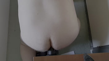 Preview 4 of Mamak Tiri Lagi Tidur - Fat guy takes 11inch dildo