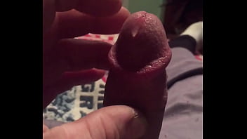 Preview 1 of Porne Xxx Fuck Vedio Hd - Chubby guy with small dick pre-cumming before jacking off