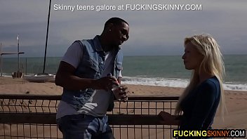 Preview 2 of Office Big Womem - Beautiful blonde teen plays with big black dick