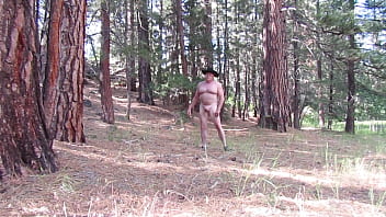 Preview 3 of Openload Dp - Naked walk in the woods.