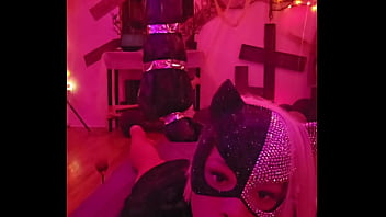 Preview 1 of Mia Blacked Com - Angelg and Kuzz Halloween special  Part 1