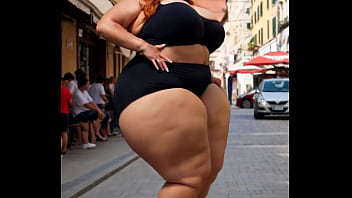 Preview 2 of Xxnx Mam With Son - Thick BBW dancing animation (Ai generated)