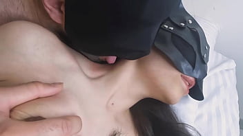 Preview 1 of Bj Cum Twice - Passionate Neck Kisses Ignite Her Desire