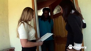 Preview 1 of Kiambu Xxx - Amber Rayne and Aurora Snow Have Their Face Fucked