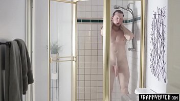 Preview 3 of 4k Xxx Vidio Download - Skinny tiny titted shemale can not resist a big cock