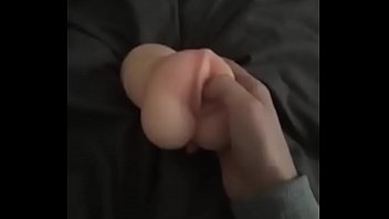 Preview 1 of Shemales Anal Hard - Teen Boy Fucks Fleshlight After With Big Dick Hot