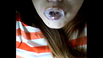 Preview 3 of 3d Snuff Videos - Mouthful of spit bubbles