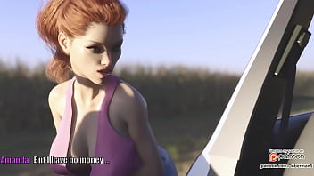 Preview 2 of Fitness Models Sand - cheated on her husband with a passing,  while he went for gasoline