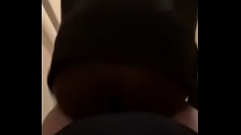 Preview 2 of Dildo Rub In Bus - Pipping black girl