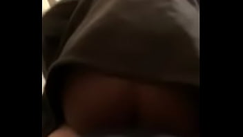 Preview 1 of Dildo Rub In Bus - Pipping black girl