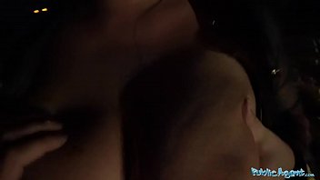 Preview 2 of Muscular Fat Girl - Public Agent Busty Hungarian minx night time public suck and fuck