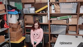 Preview 1 of Family Ded Daughter Xxx - Detained redhead teen faces hard cock