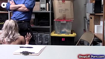Preview 3 of Brazzers Bass - Hot teen blonde fucked by store security