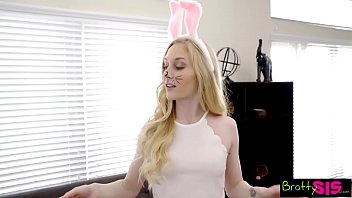 Preview 1 of 720p Hd Russian - Easter Egg Hunt Leads Lil Bunny to Step Brothers Cock S9:E5