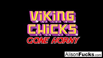 Preview 1 of Xxx Com Video Www - Sexy Viking girls Alison &amp_ Jayden Cole fuck each other