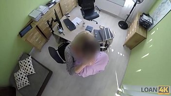 Preview 2 of Hidden Spy Cam On Arab Couple - LOAN4K. Brilliant towheaded girl gets money after sex with agent