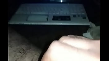 Preview 2 of Ngentot Bude - Cumshot while watching porn
