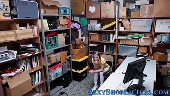 Preview 1 of Pornhub Cim - Skinny shoplifting teen