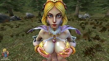 Preview 4 of Japan Scat Facesitting - Aphrodite Titfuck POV - SMITE (Rule 34)